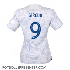 Frankrike Olivier Giroud #9 Borta Matchtröja Dam VM 2022 Kortärmad